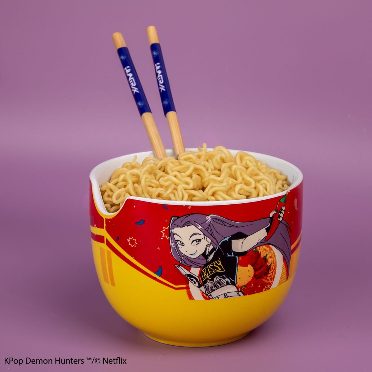 Cinereplicas K-pop Demon Hunters ramen miska s hůlkami Mira Spice Queen