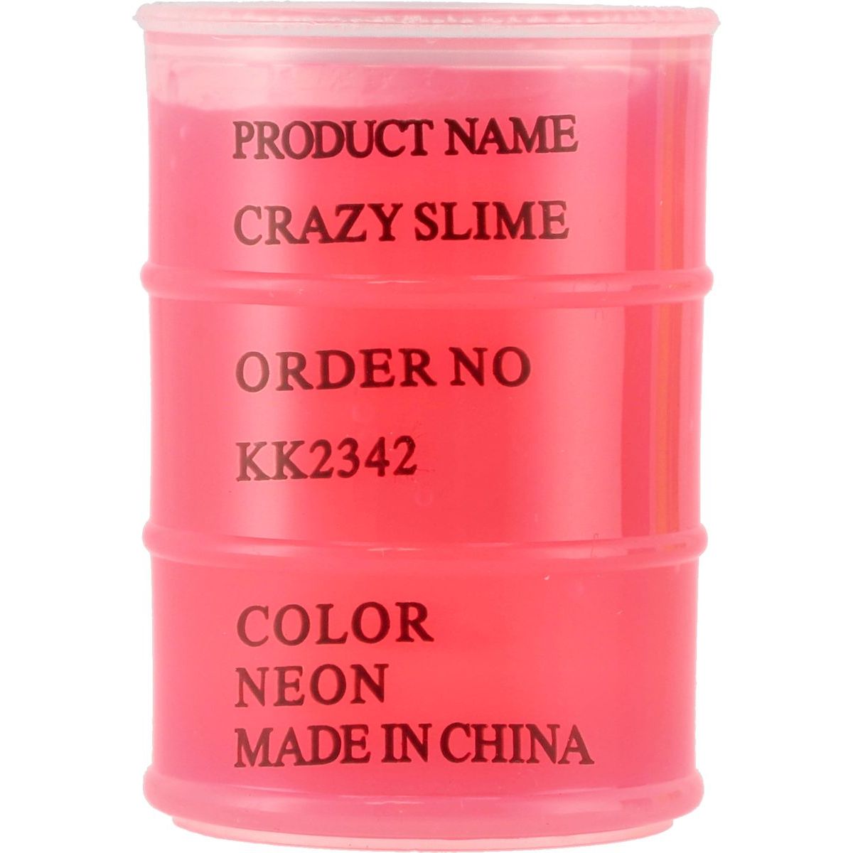 Sliz - hmota 80g neonová 8 x 5,5 cm 6 barev 12ks v boxu