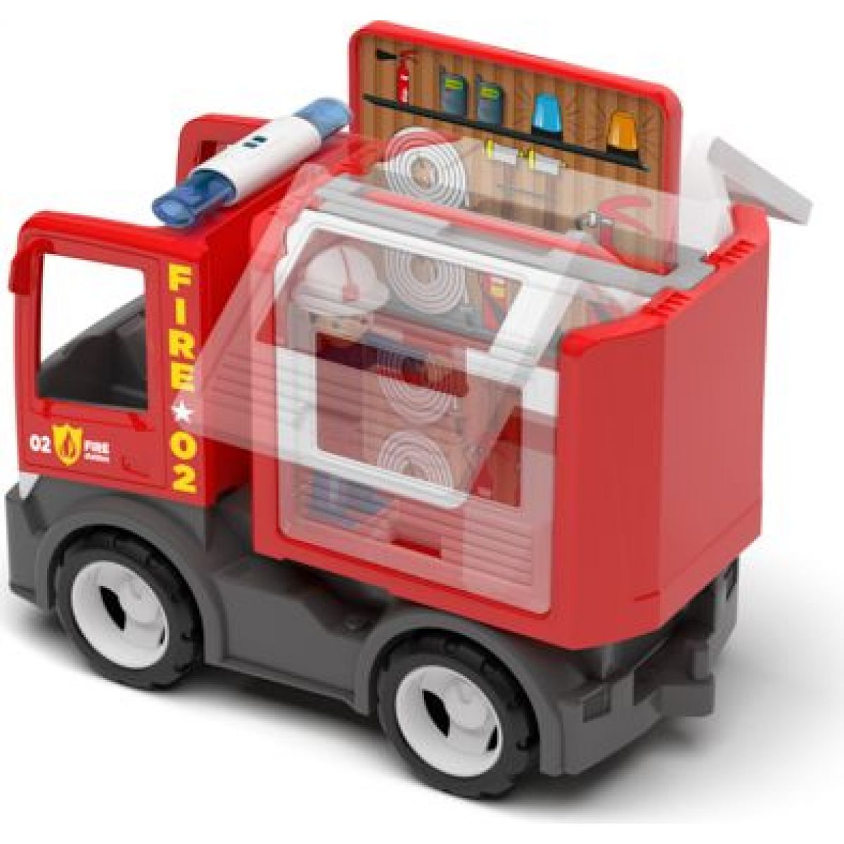 Igráček Multigo Fire multikorbička s řidičem