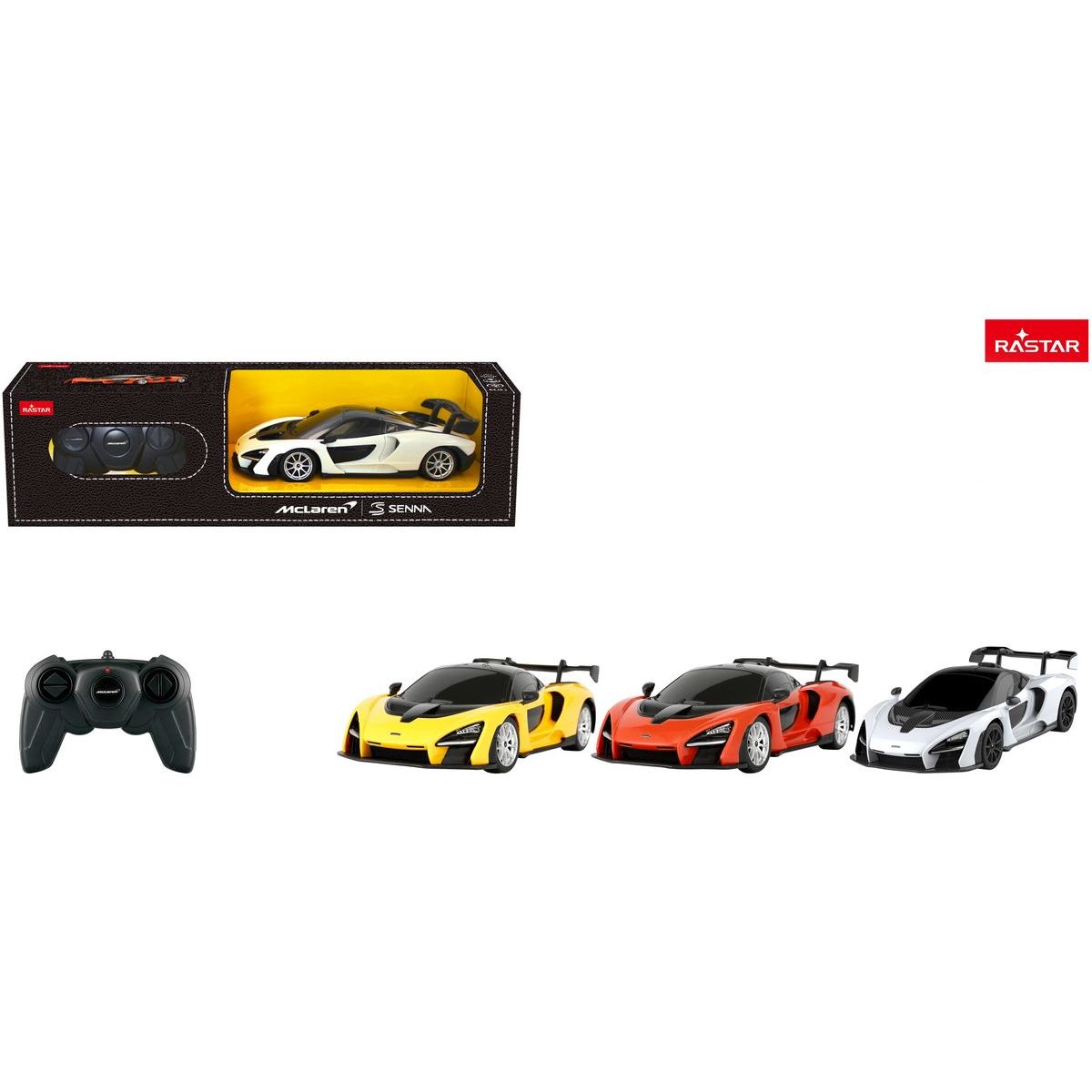 Rastar RC auto 1 : 24 McLaren Senna - bílý