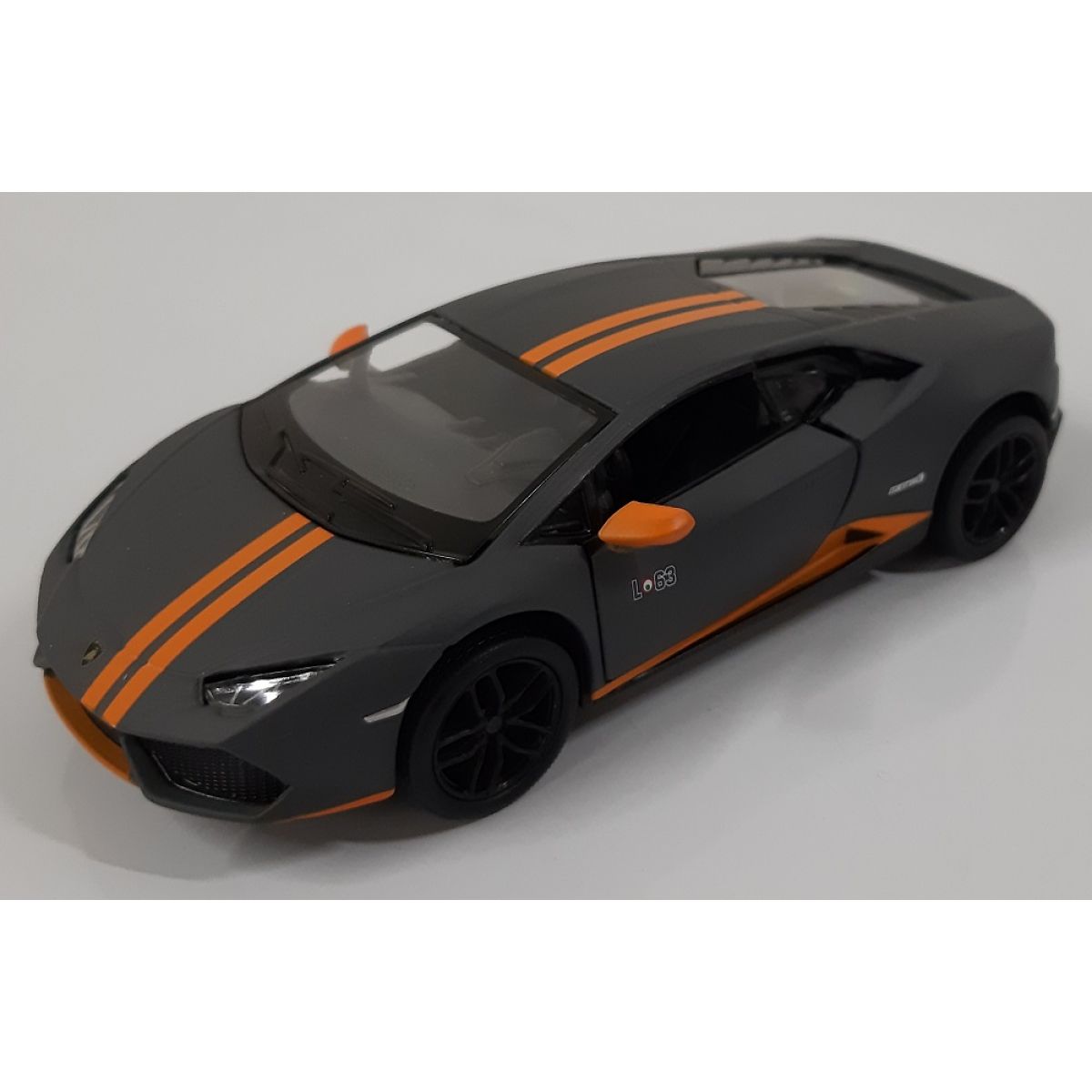 Kinsmart Lamborghini Huracan kov 12 cm šedé
