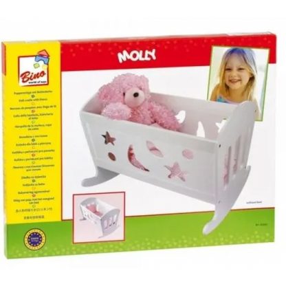 Bino Kolébka s peřinkami pro panenky