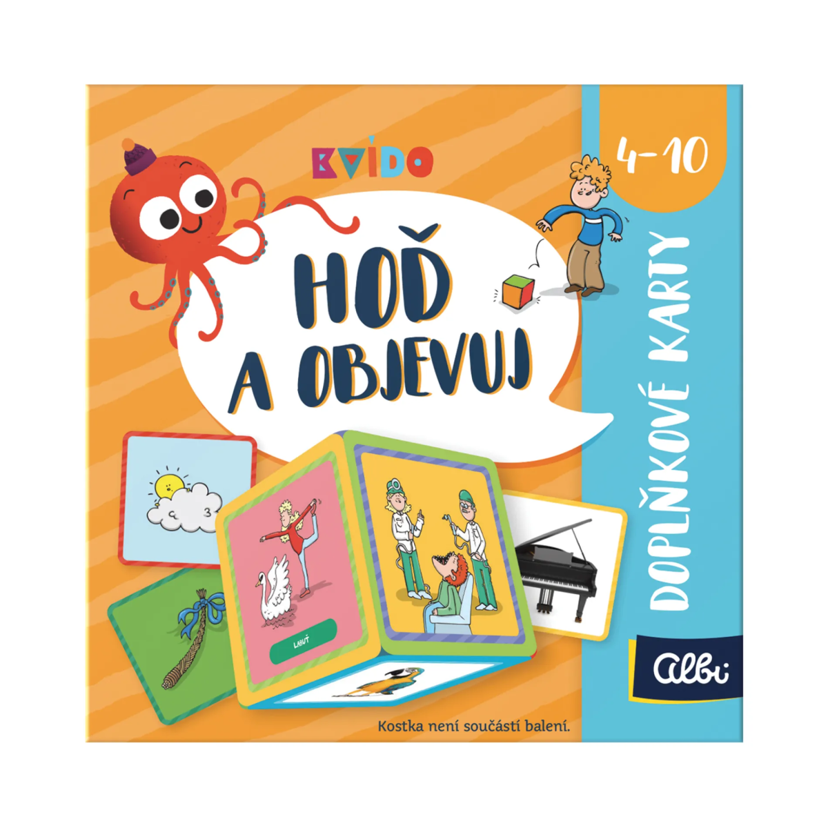 Albi Kvído Hoď a objevuj Doplňkové karty