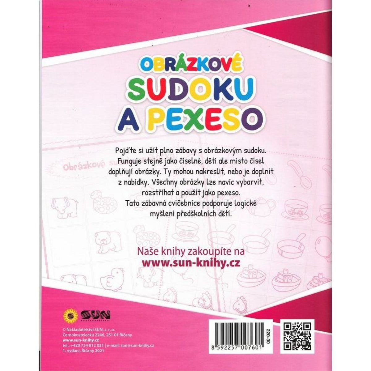 SUN Zábavná cvičebnice - Obrázkové sudoku