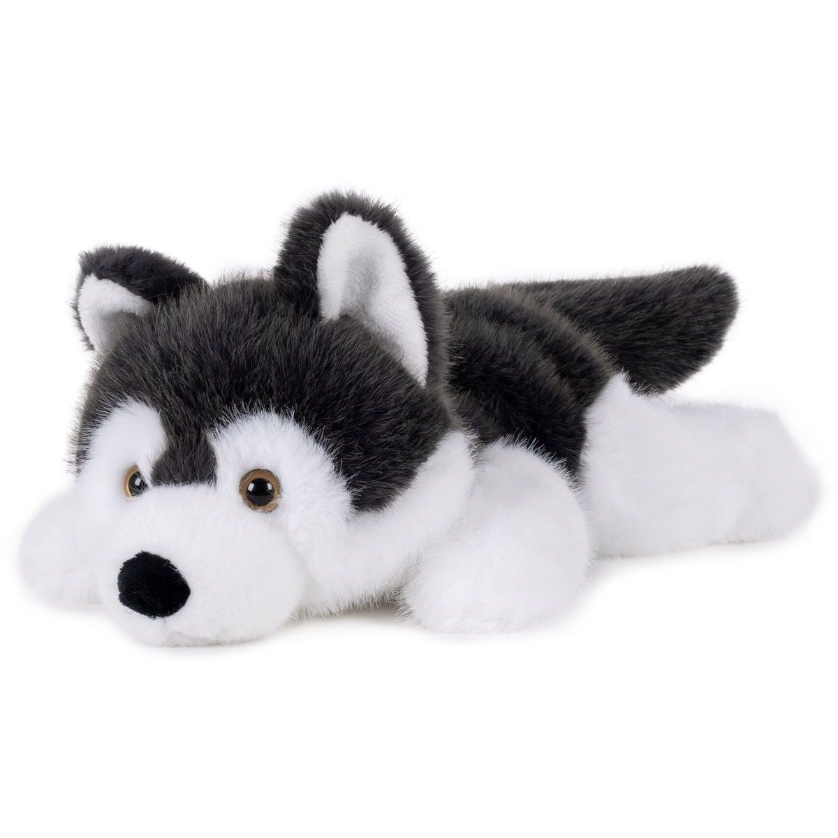 Teddies Pes husky ležící plyš 30cm 0m+