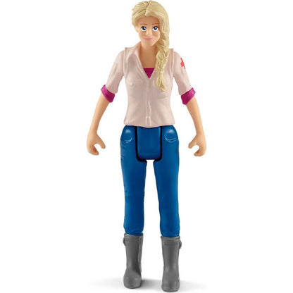 Schleich 424867 Návštěva lékaře u klisny a hříběte - Poškozený obal