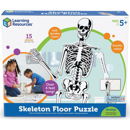 Learning resources Puzzle pěnové Kostra 15 dílků