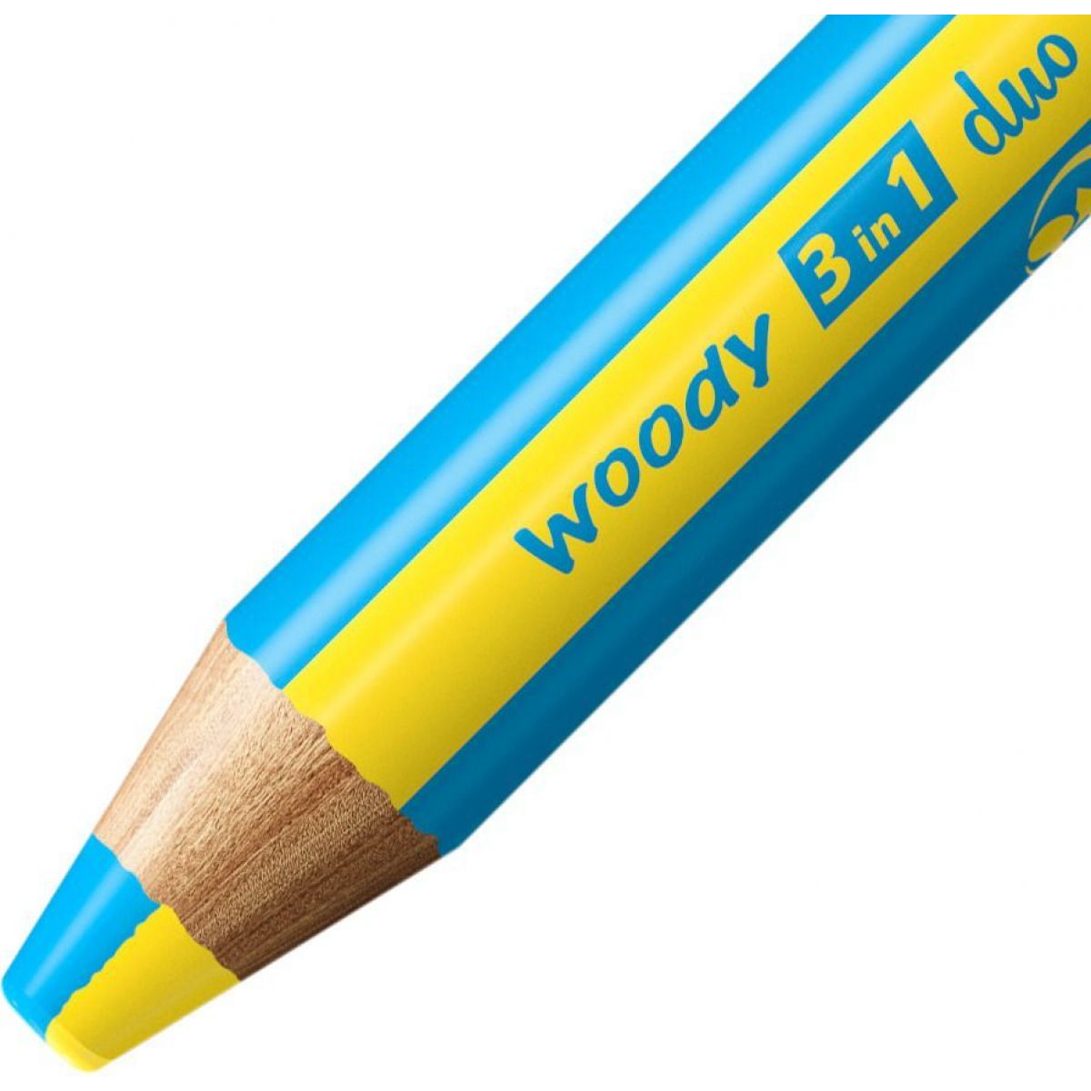 Pastelka, vodovka & voskovka v jednom STABILO woody 3 in 1 duo 5 ks sada s ořezávátkem