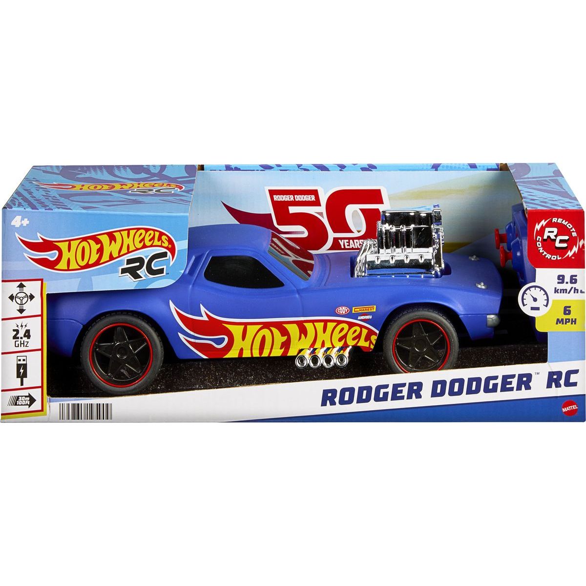 Mattel Hot Wheels RC Rodger Dodger 1 : 16