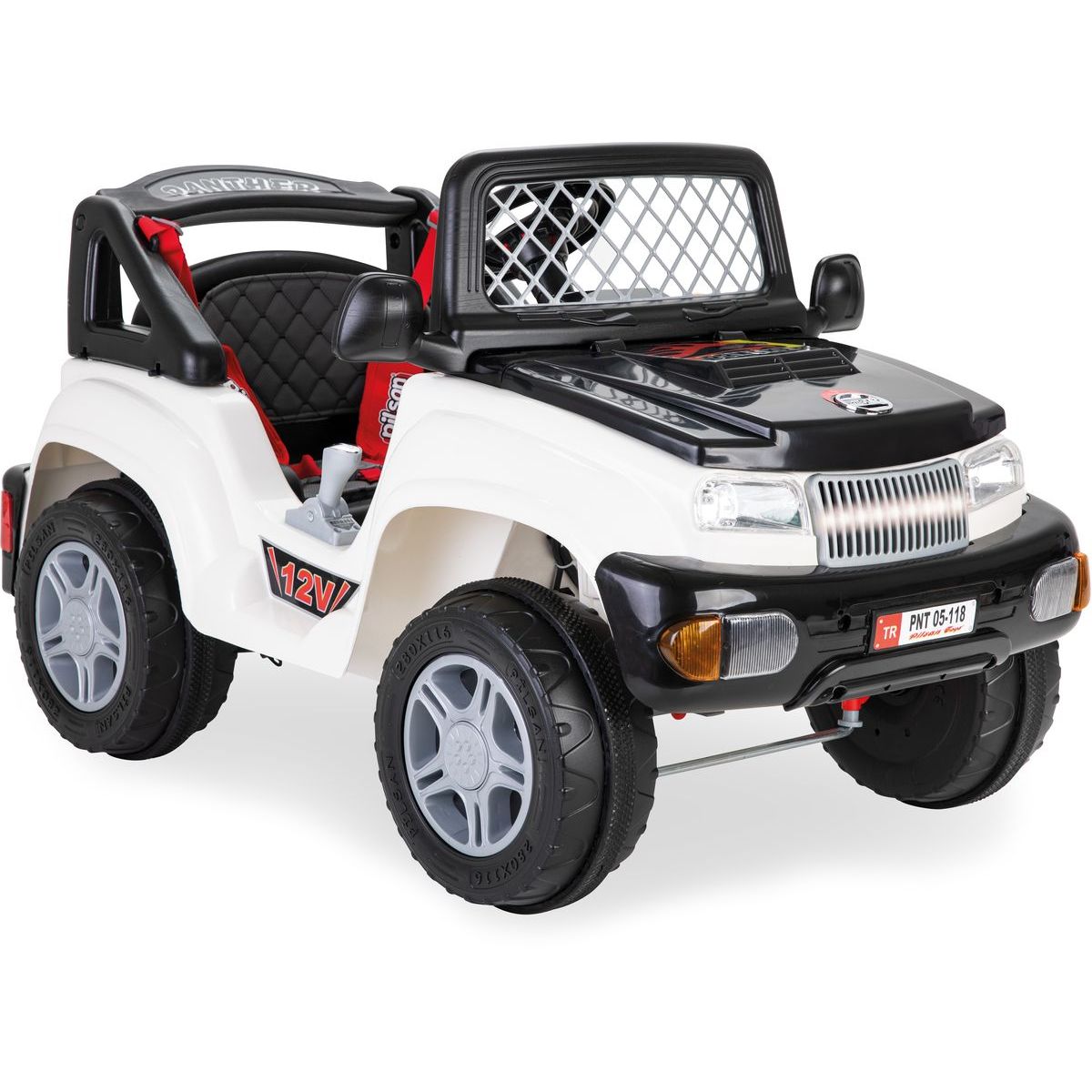 Pilsan Auto jeep elektrické bílé Panther na baterie