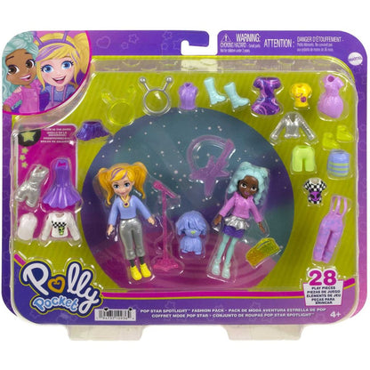 Mattel Polly Pocket velká sada oblečků a doplňků pop star