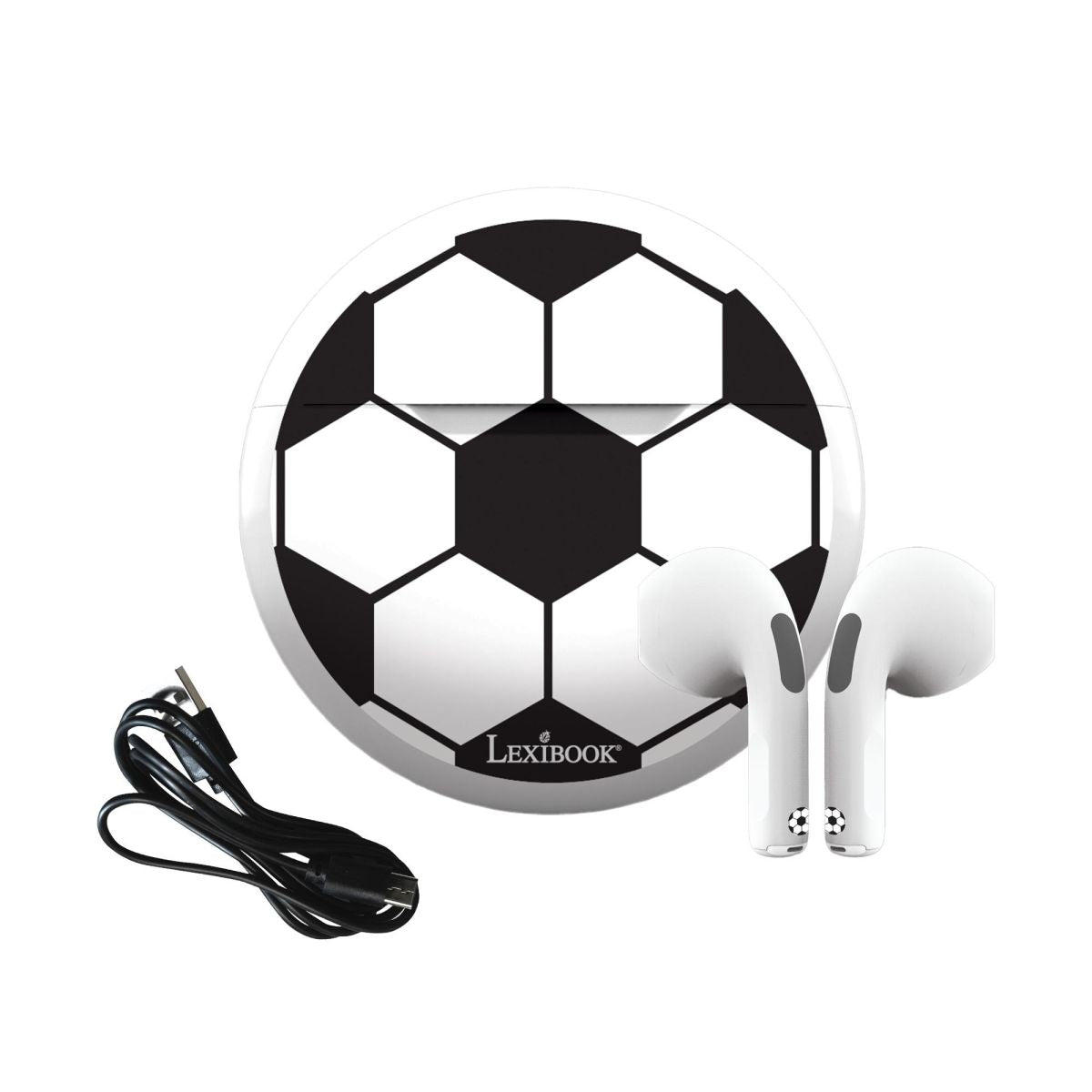 Lexibook Bluetooth sluchátka do uší Fotbal s vestavěným mikrofonem