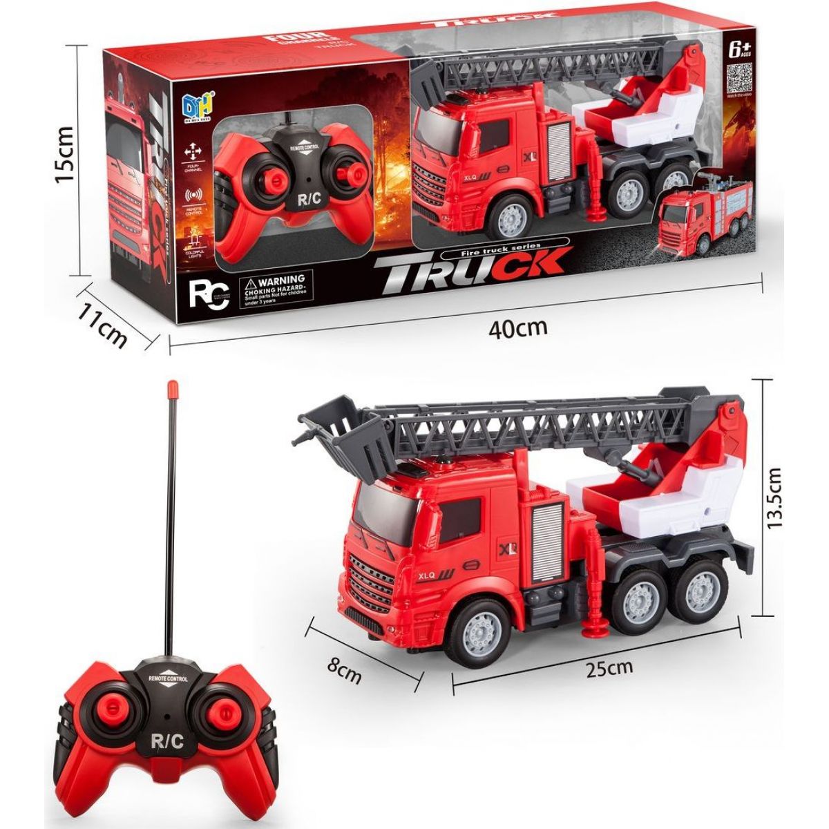 Alltoys RC hasiči se žebříkem
