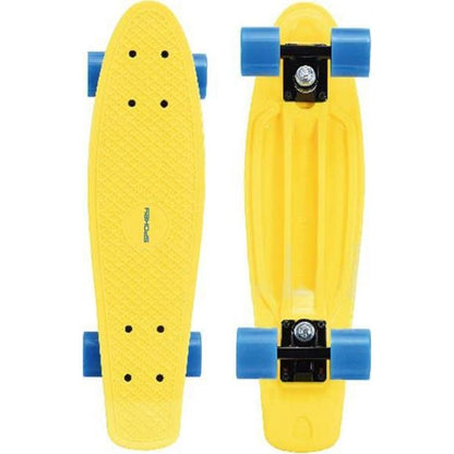 Fish Pennyboard se svíticími LED kolečky, žlutý