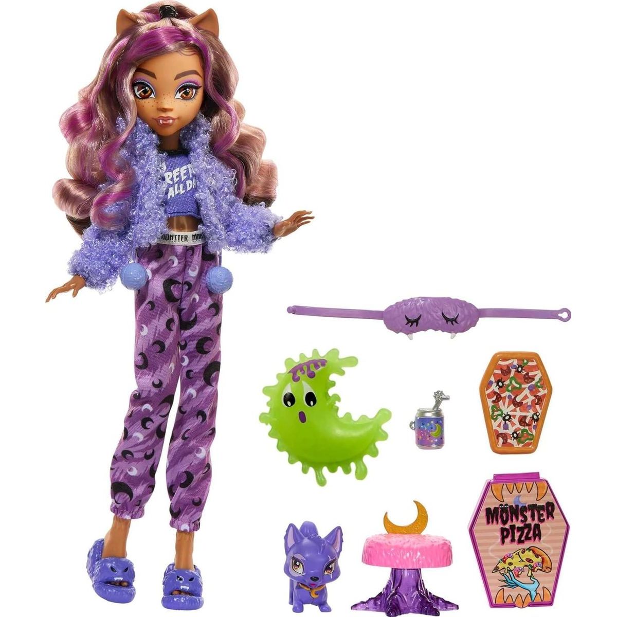 Monster High Creepover party panenka - Clawdeen - Poškozený obal