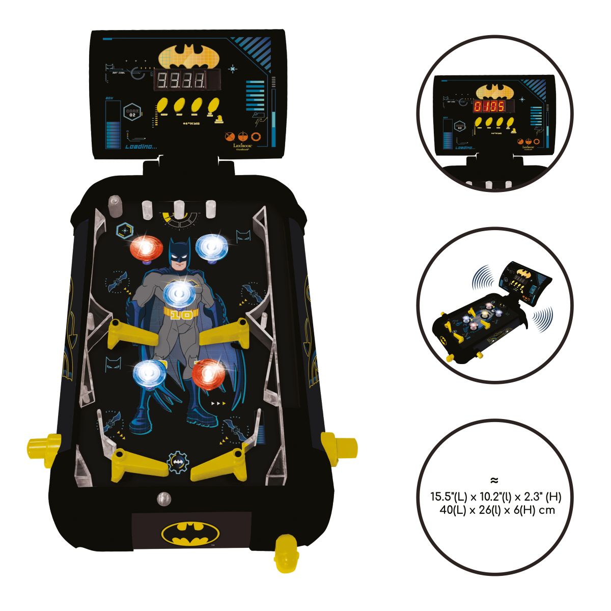 Lexibook Elektronický stolní pinball Batman