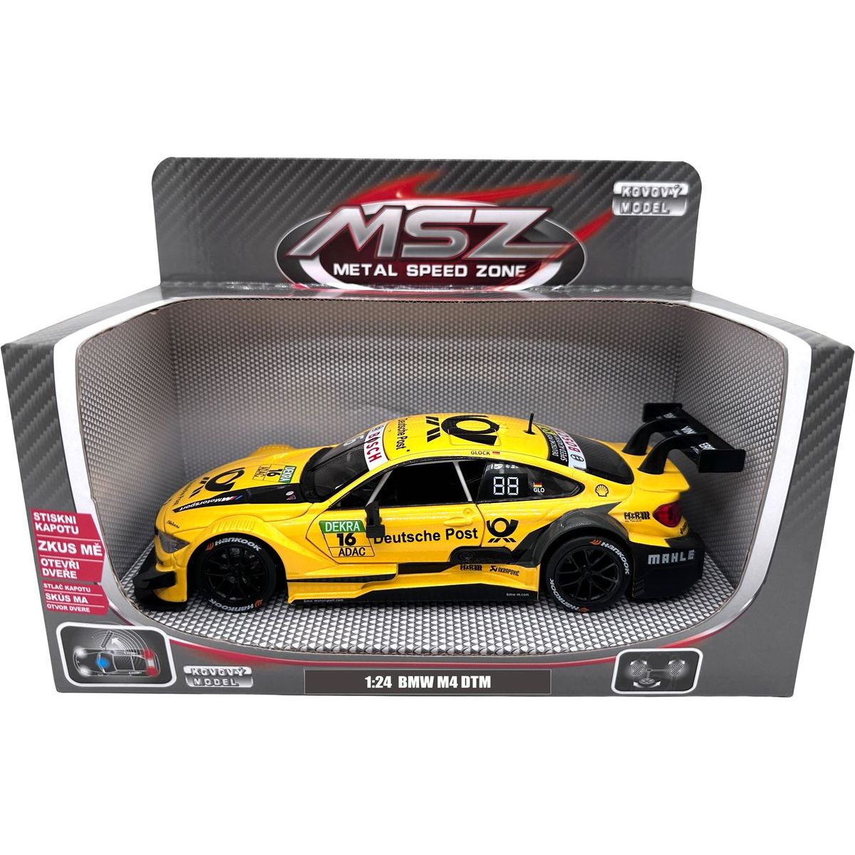 Sparkys 1:24 BMW M4 DTM žluté