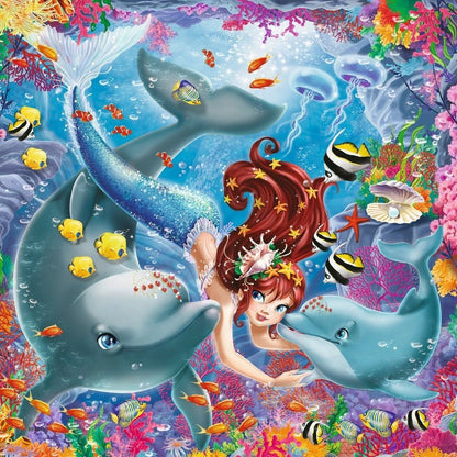 Ravensburger Puzzle Mořské víly 3 x 49 dílků