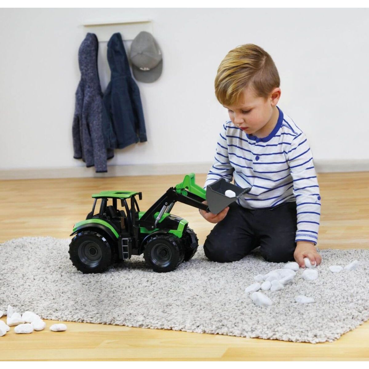 Lena 4613 Deutz Traktor Fahr Agrotron 7250 okrasný kartón
