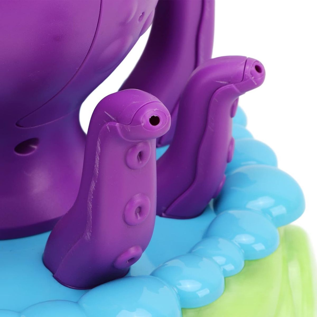 Alltoys Stříkací chobotnice na zahradu s bublifukem 150 ml zelený podstavec