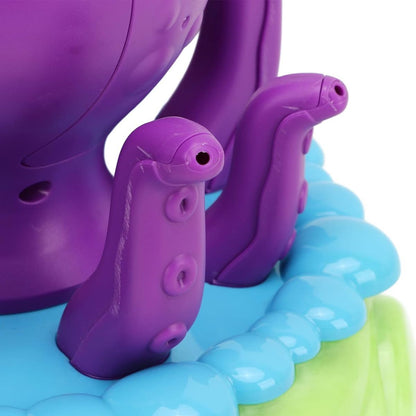 Alltoys Stříkací chobotnice na zahradu s bublifukem 150 ml zelený podstavec