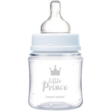 Canpol babies Lahev se širokým hrdlem Royal Baby 120 ml modrá
