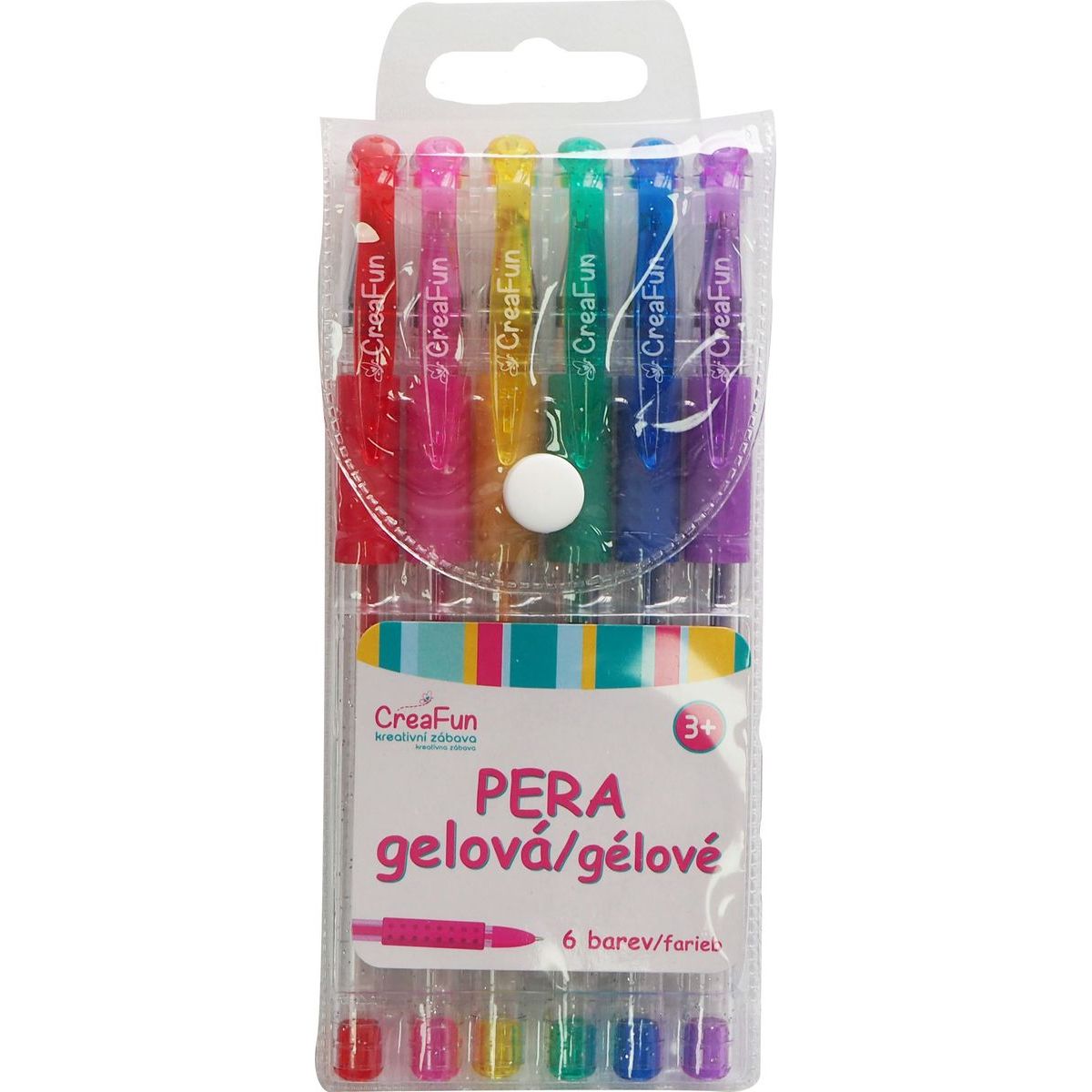 Gelová pera 6 barev