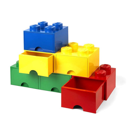 LEGO® úložný box 4 s šuplíkem 25 x 25 x 18 cm - Červená