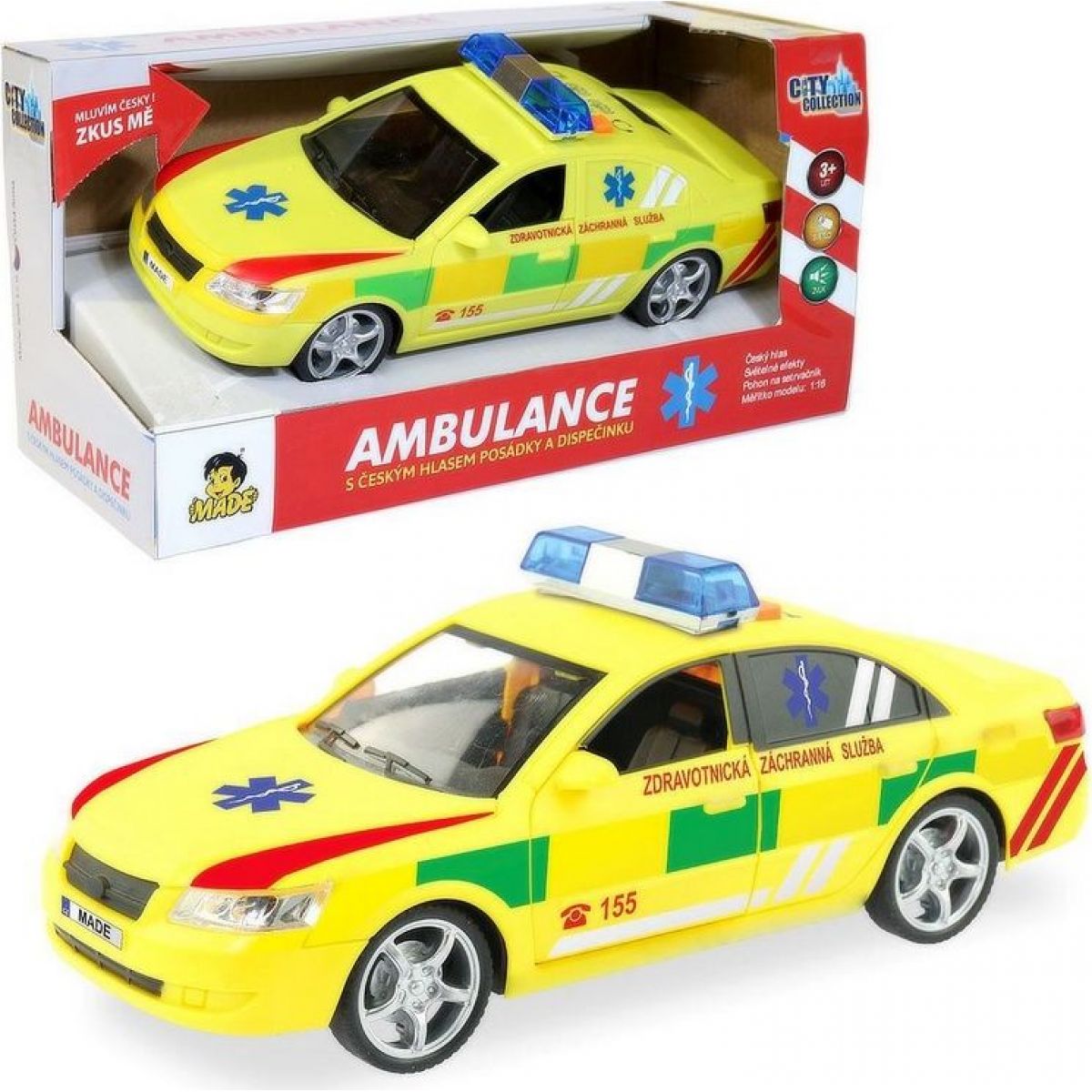 Ambulance rychlé osobní vozidlo s CZ IC