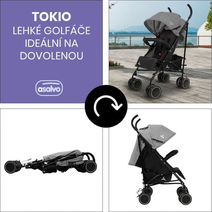 Asalvo TOKIO golfáče 6 m - 15 kg anthracite
