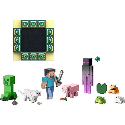 Mattel Minecraft 8 cm figurka Build a Portal Prase