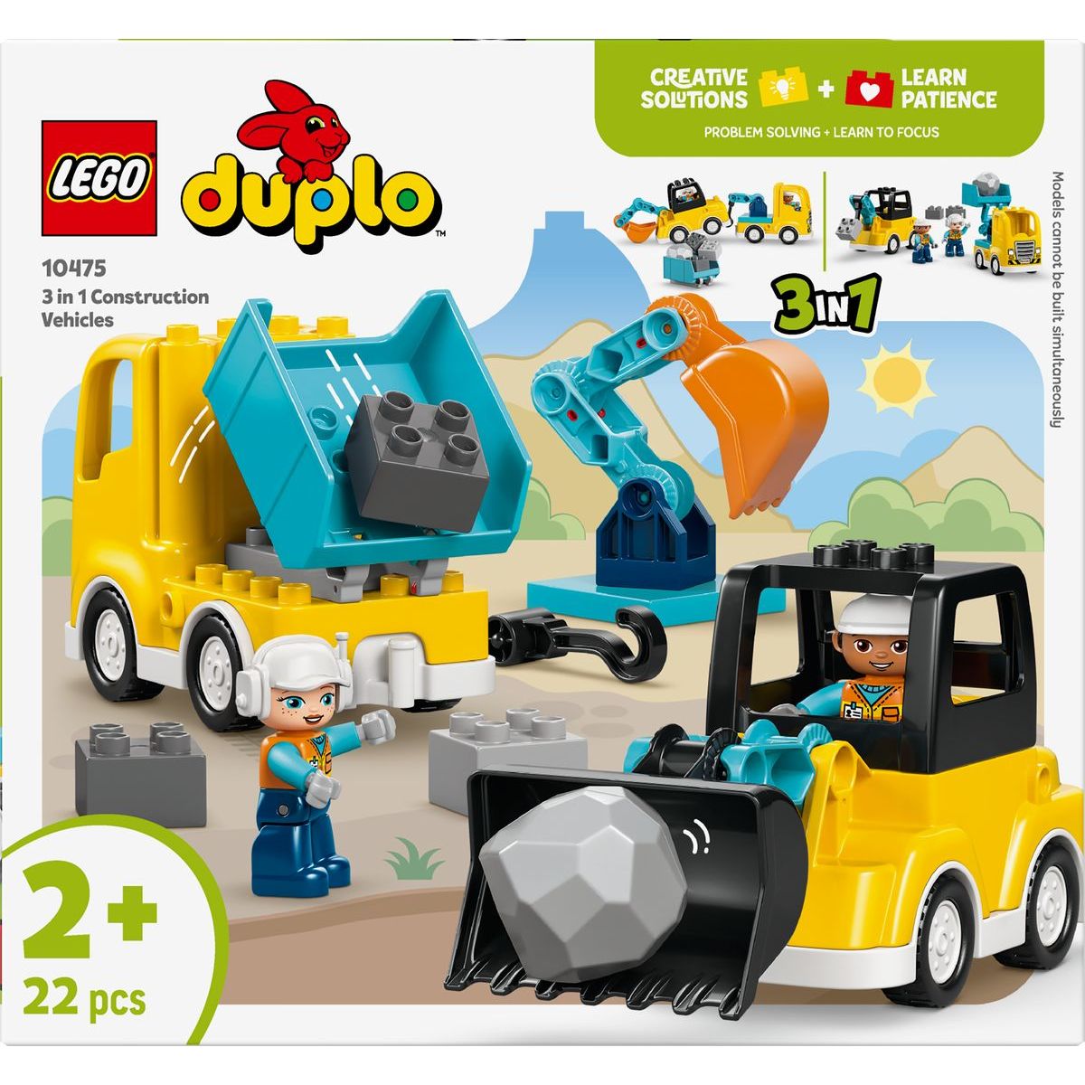 LEGO® 10475 Vozidla na stavbě 3 v 1