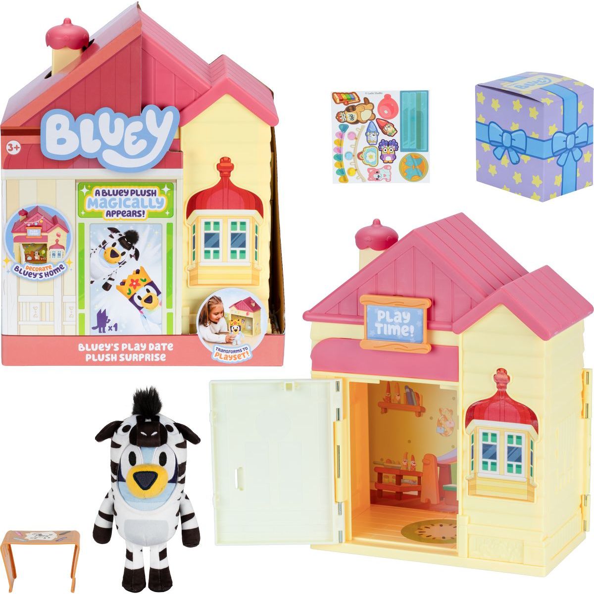 Herní sada domeček Bluey + plyšová figurka