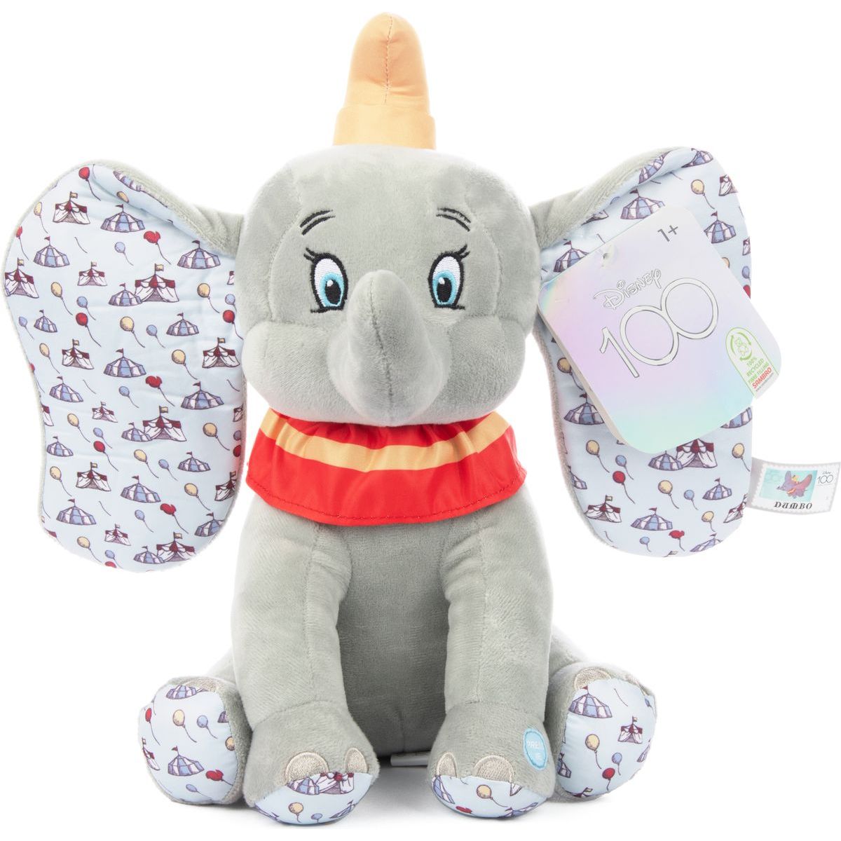 Alltoys Plyšový slon Dumbo se zvukem 32 cm