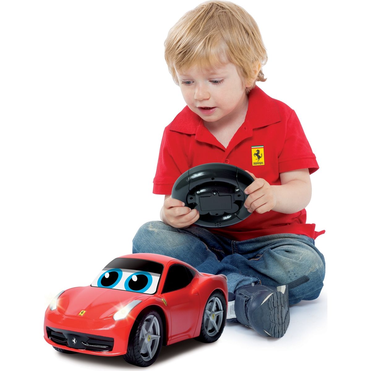 Bburago Junior RC Auto Ferrari 458 - Červená
