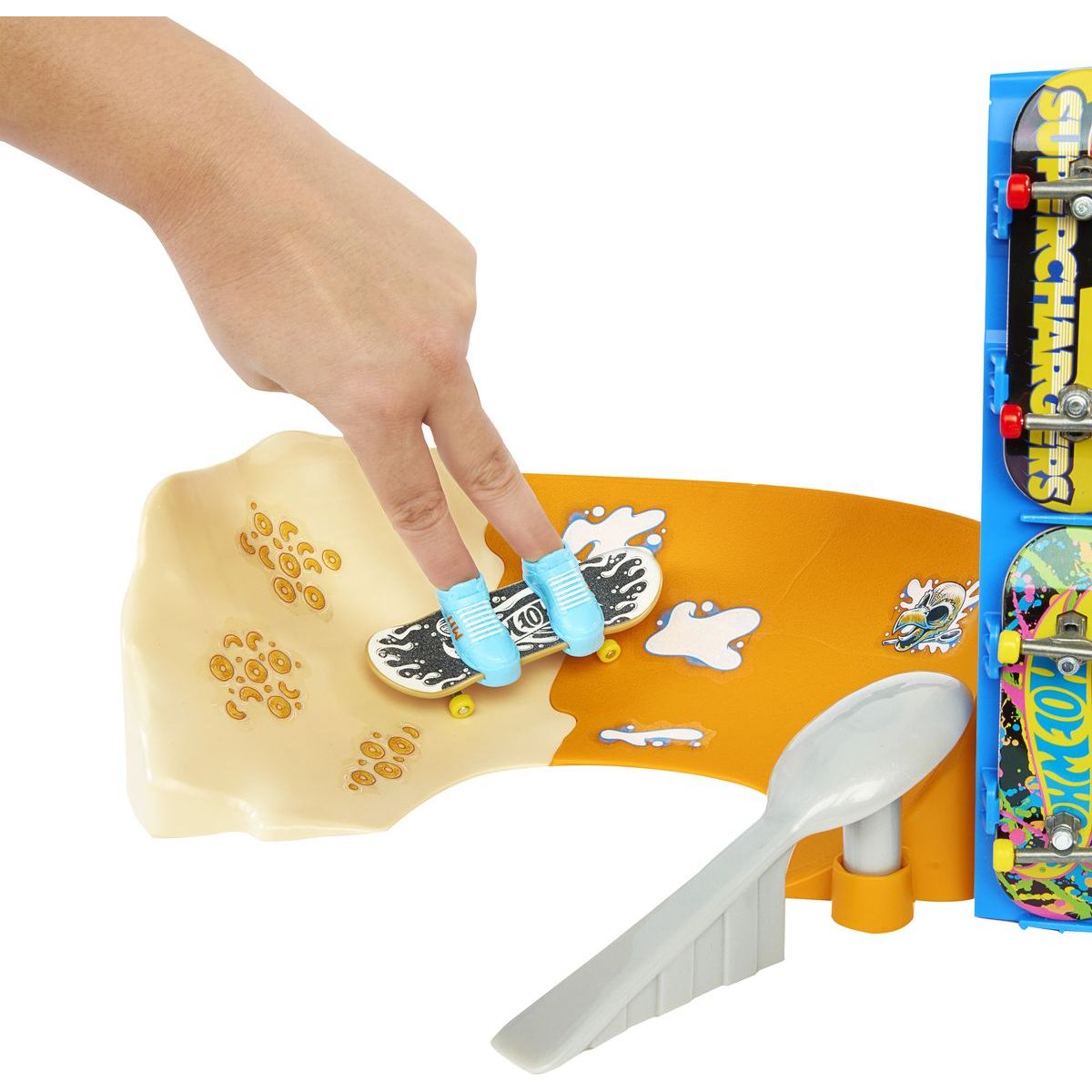Mattel Hot Wheels Skates cereáliový Fingerboard skatepark