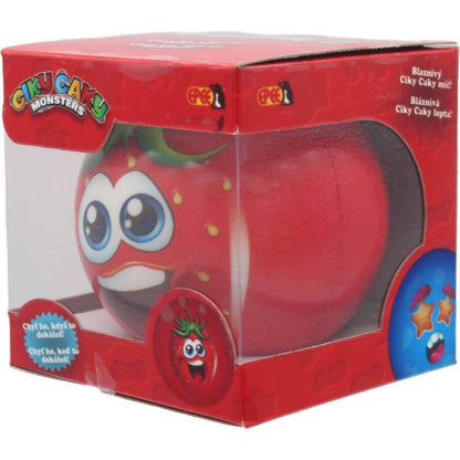 Epee Ciky Caky Monsters bláznivý míč červený 10 cm