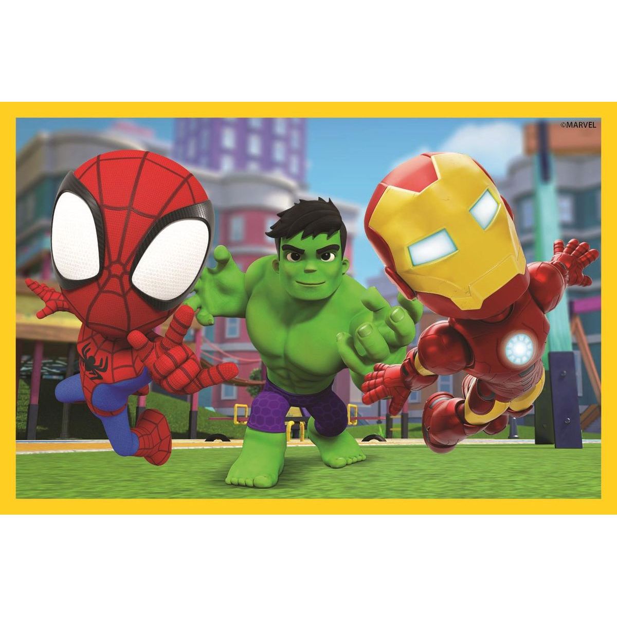 Clementoni Obrázkové kostky 6 ks Spidey and his amazing friends