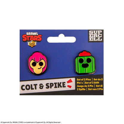 Cinereplicas Brawl Stars set pinů (Colt & Spike)