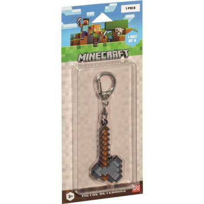 Minecraft kovový přívěšek sekera
