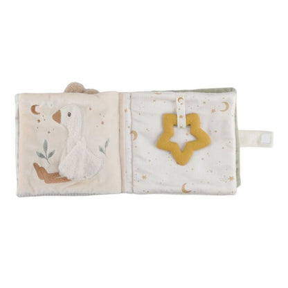 Little Dutch Textilní knížka s aktivitami Newborn Naturals