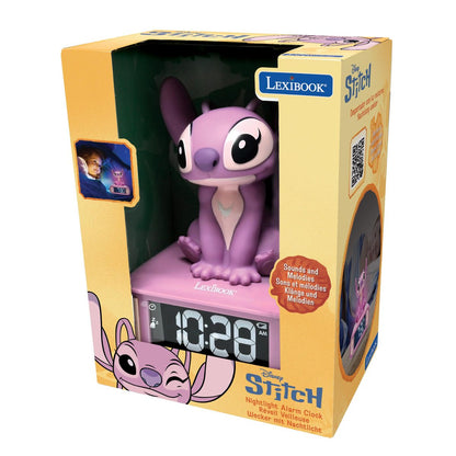 Lexibook Budík Stitch Angel se svítící figurkou