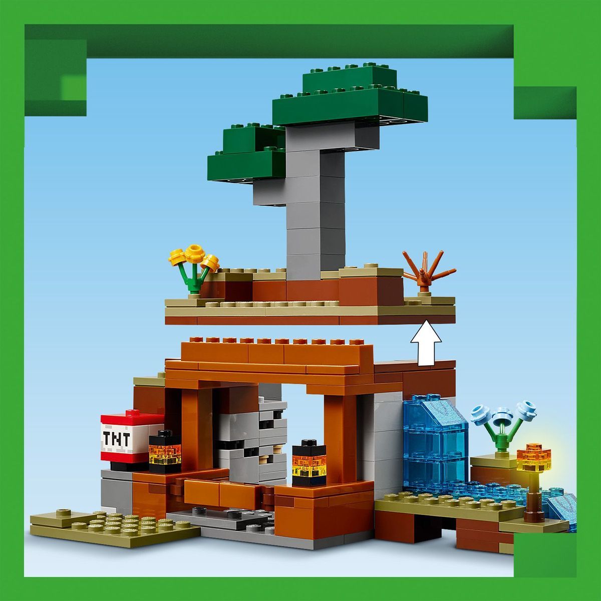 LEGO® Minecraft® 21269 Výprava do dolů a pásovec