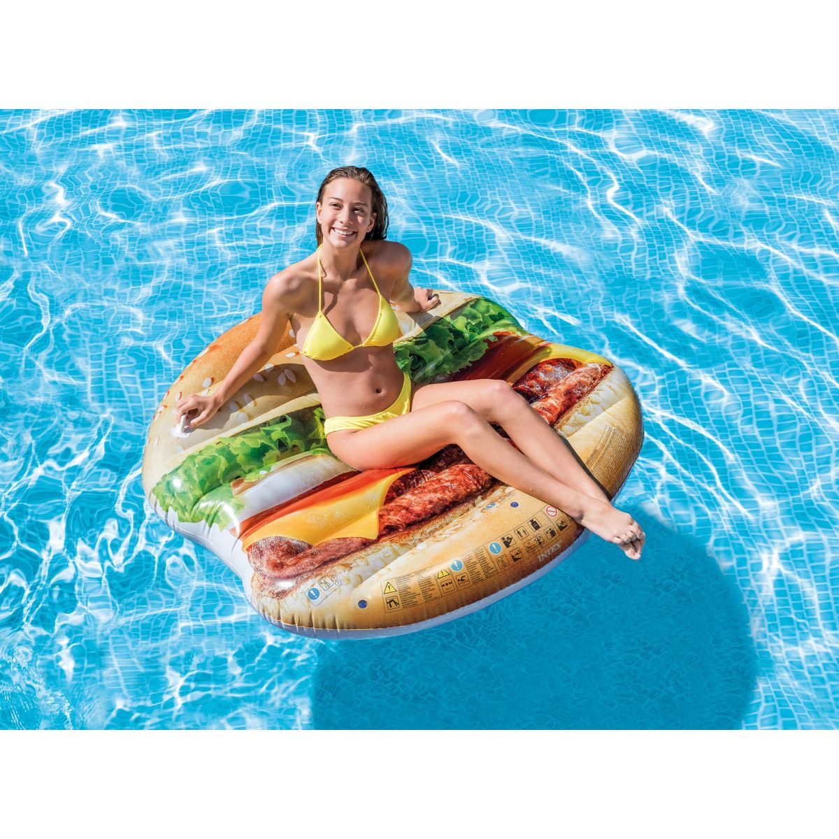 Intex 58780EU Matrace nafukovací Hamburger