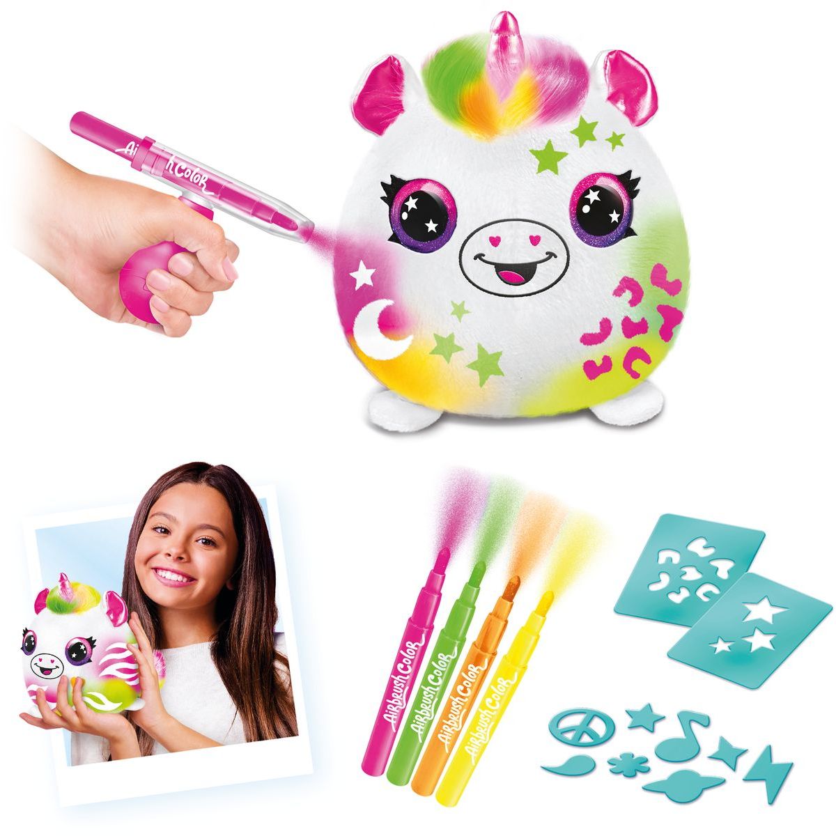 Airbrush - Neon Squish Pals Paint Can