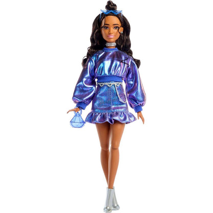 Barbie Deluxe modelka - modrý top