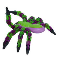 Alltoys Klixx Creaturez Pavouk zeleno-fialový