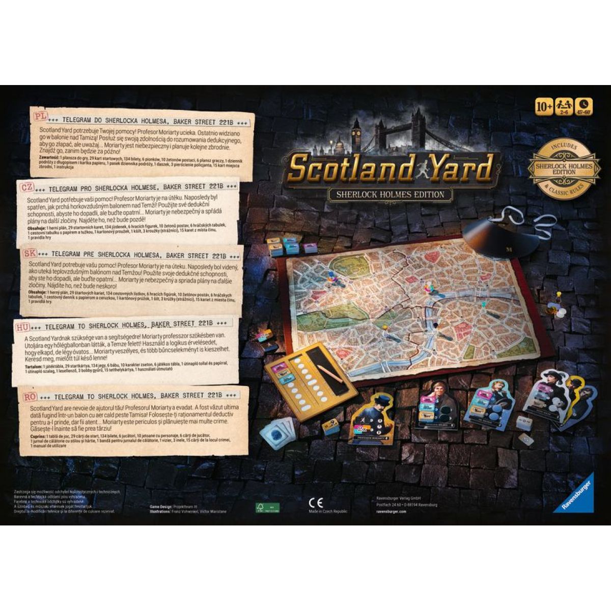 Ravensburger hry 275403 Scotland Yard Sherlock Holmes
