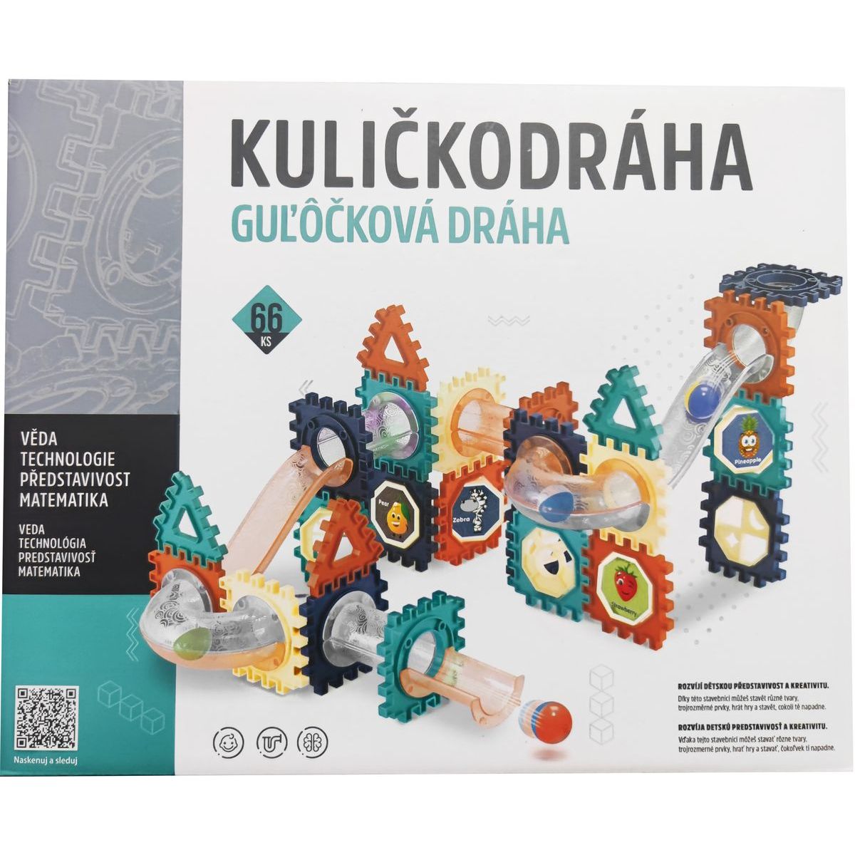 Kuličkodráha 66 ks