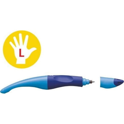 Ergonomický roller pro leváky STABILO EASYoriginal modrá vč. bombičky s modrým zmizíkovatelným inkoustem